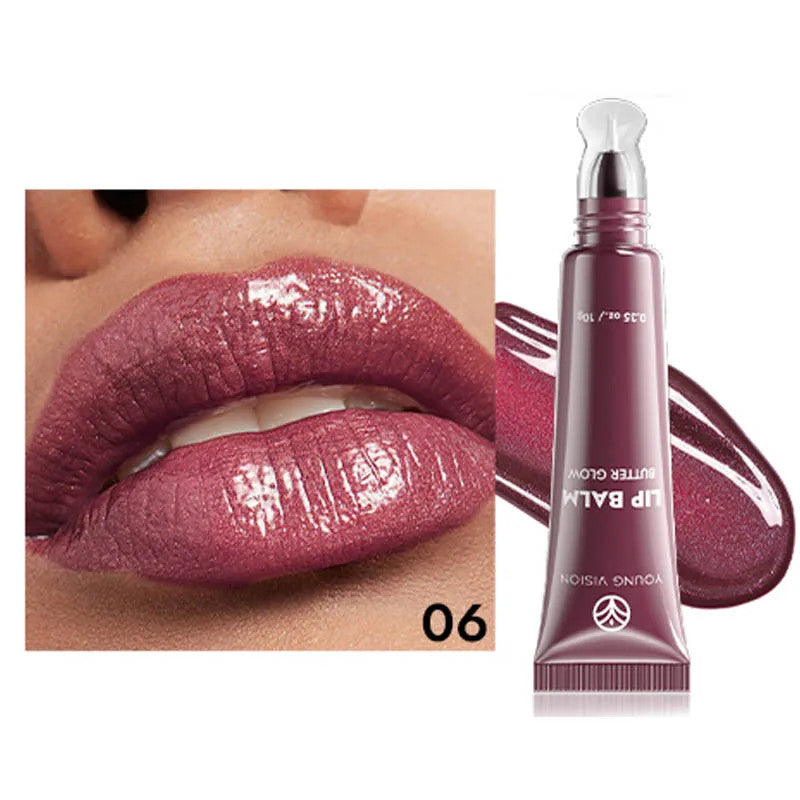 Shimmering Hydrating Lip Gloss Set for Layering & Makeup - 6 Colors