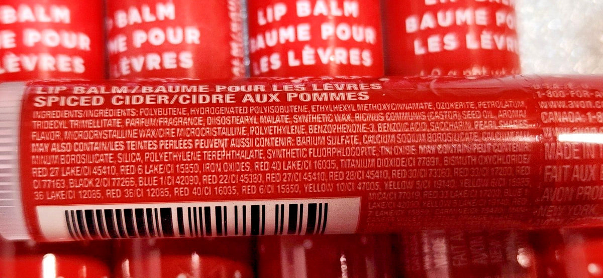 Spiced Cider Lip Balm Set - 10 Pack 0.15 oz Moisturizing Lip Care