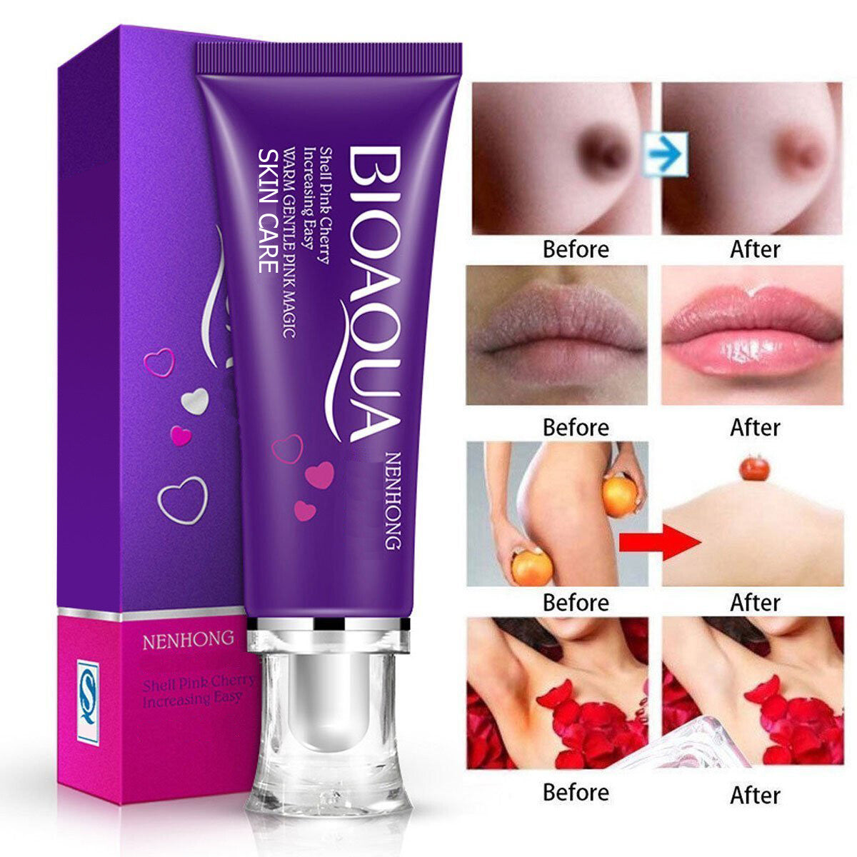 Cherry Blossom Lip & Intimate Cream - Pink