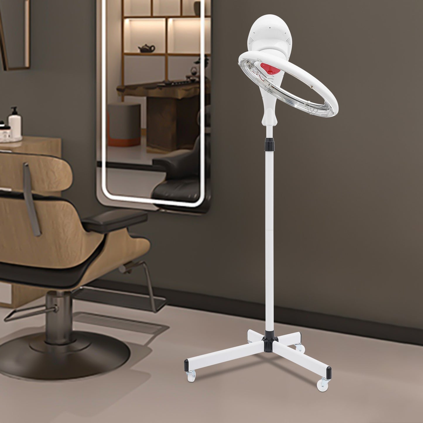 Adjustable Professional Salon Infrared Hair Dryer with Wheels