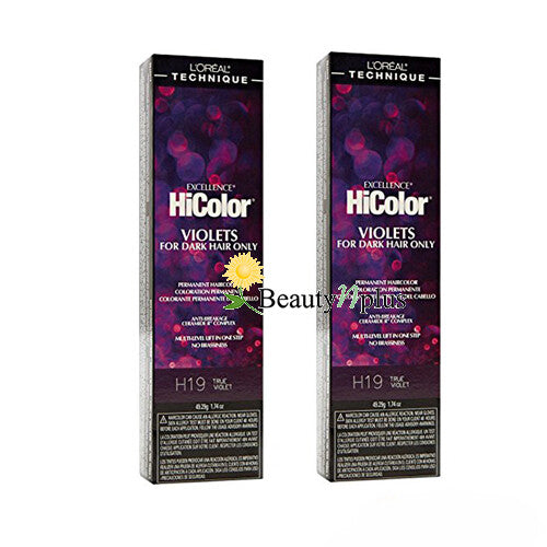 Permanent Hair Color for Dark Hair - 2 Pack, 23 Shades