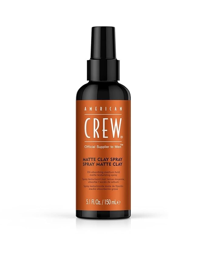 American Crew Matte Clay Spray 5.1 Fl Oz Texturizing Hair Spray for Volume & Hold