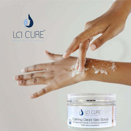 La Cure Dead Sea Calming Scrub Salts with Sandalwood Essential Oil