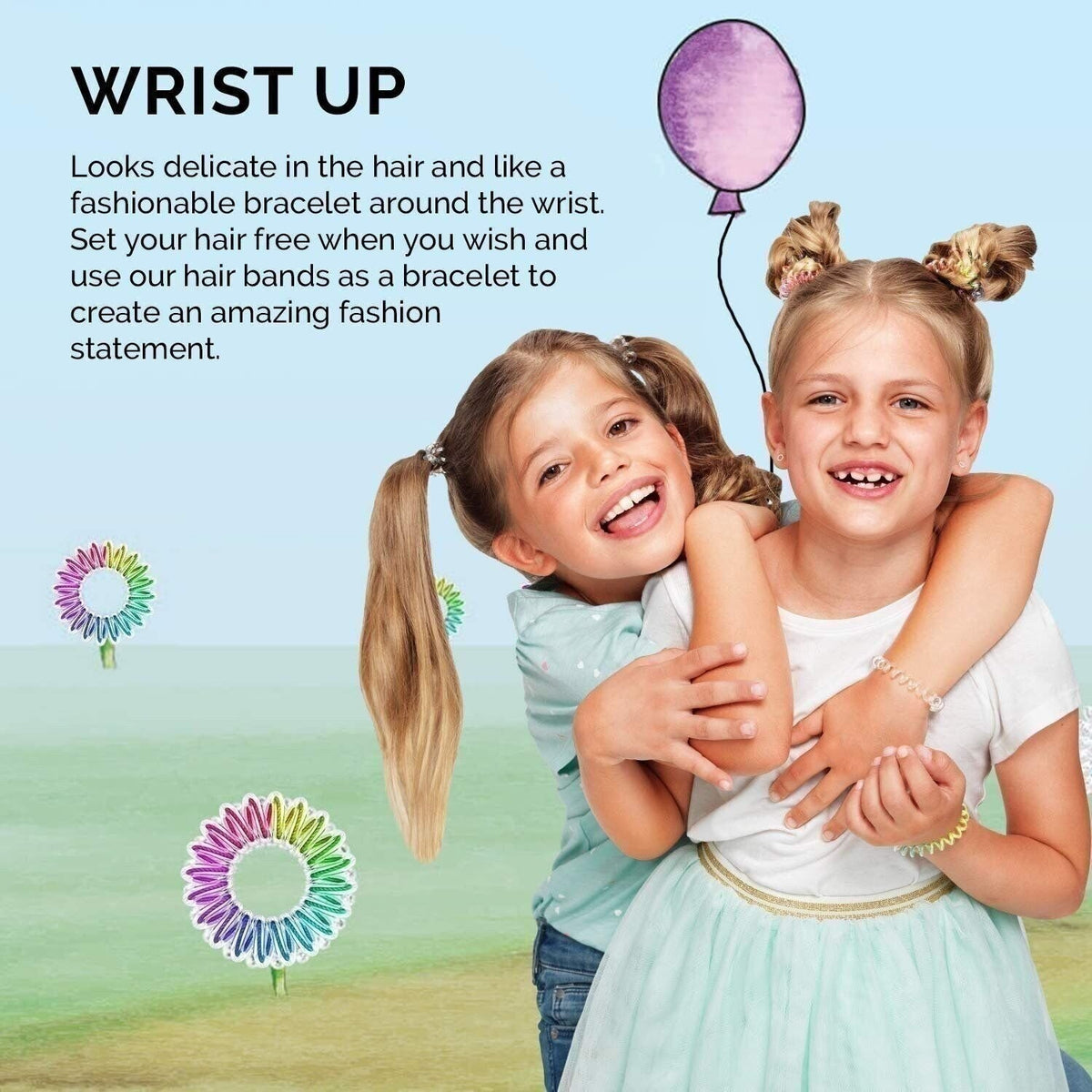 Invisibobble Kids Magic Rainbow Hair Ring 5 Pack