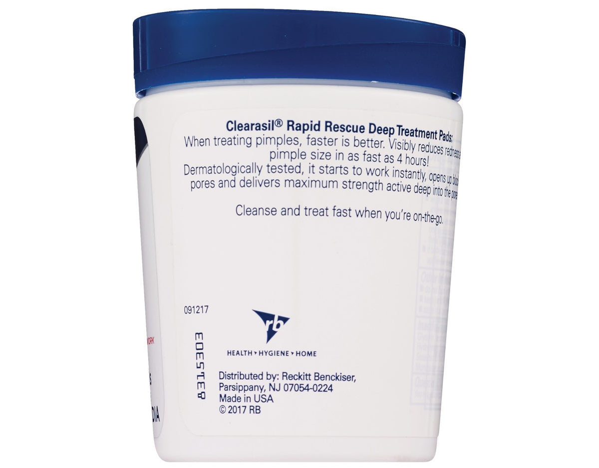 Deep Pore Acne Treatment Pads with Salicylic Acid - 90 Count, Pack of 2