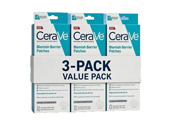 Cerave Blemish Patch Set - 22 Acne Patches in 2 Sizes for Skin Care