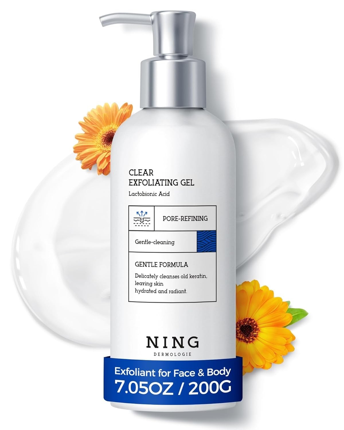 7.05oz Korean Peeling Gel with AHA & PHA - Gentle Exfoliation for