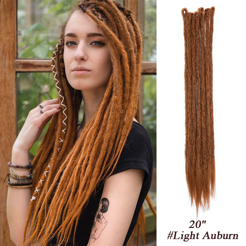 Ombre Dreads Locs Crochet Dreadlock Extensions Faux Long Natural Look