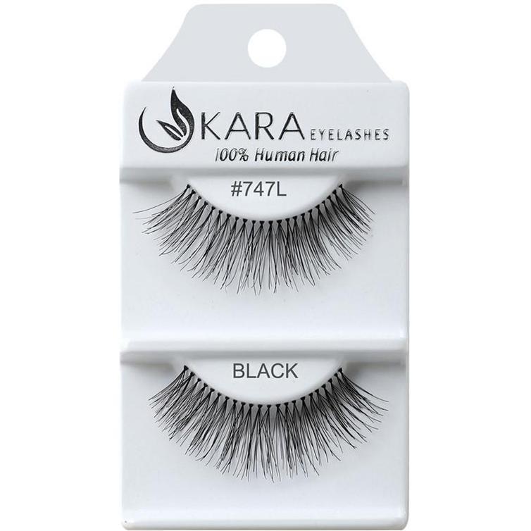 6 Pairs 100% Human Hair False Eyelashes - Kara Assorted Styles