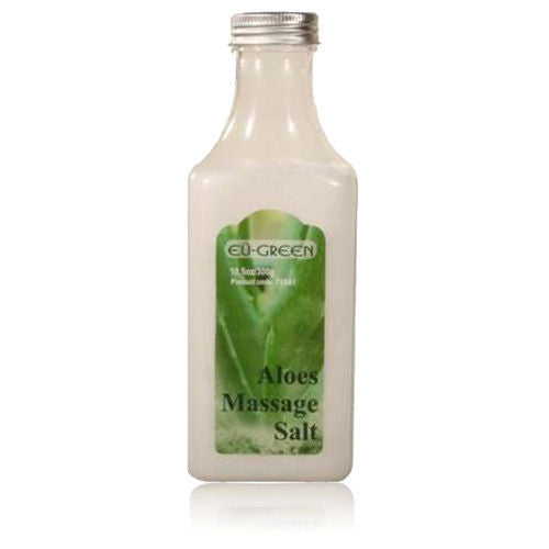 NEW! NATURAL Aloe SEA SALT MINERAL SCRUBBING MASSAGE SALTS. 10.5 oz.