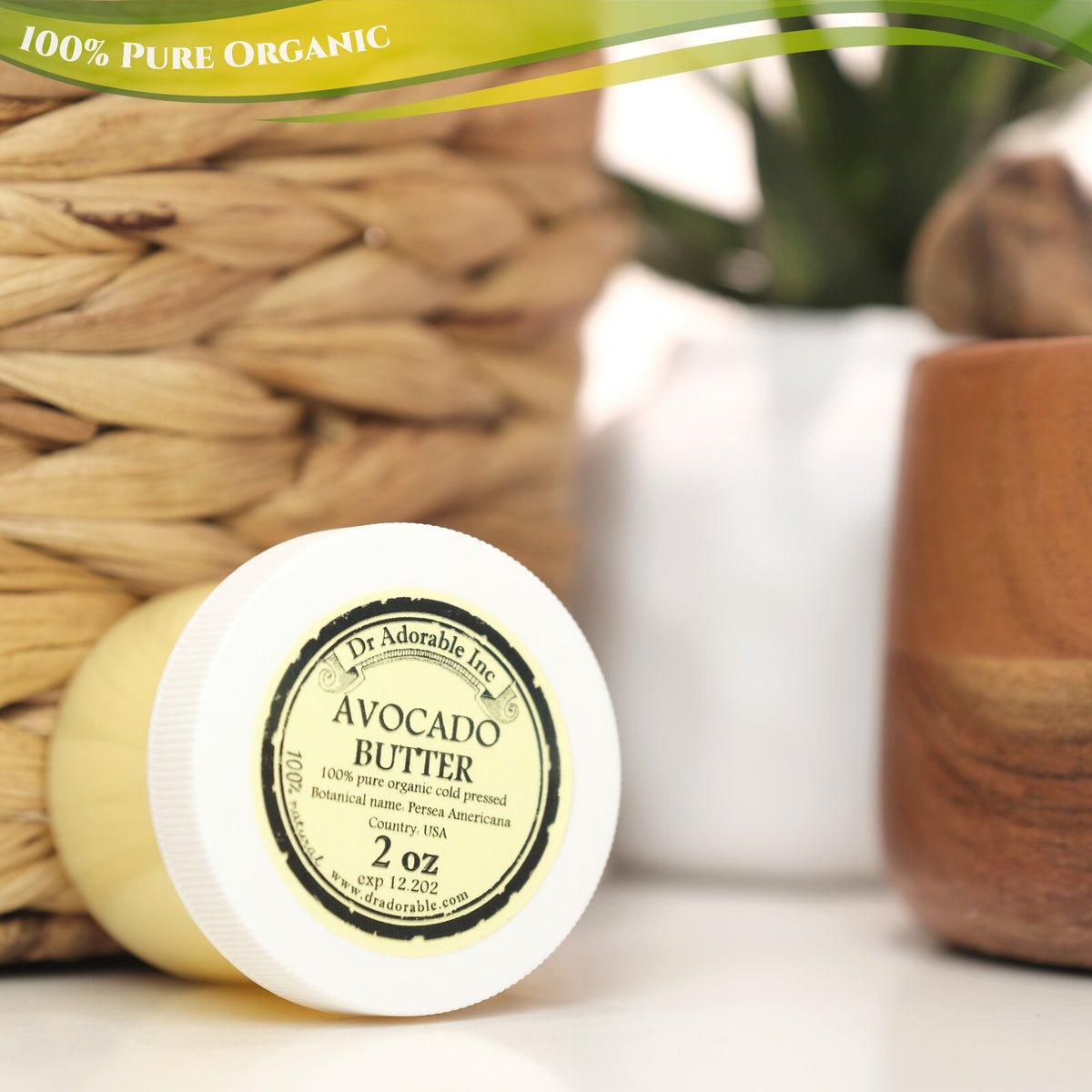 Organic Avocado Butter - Cold Pressed Pure