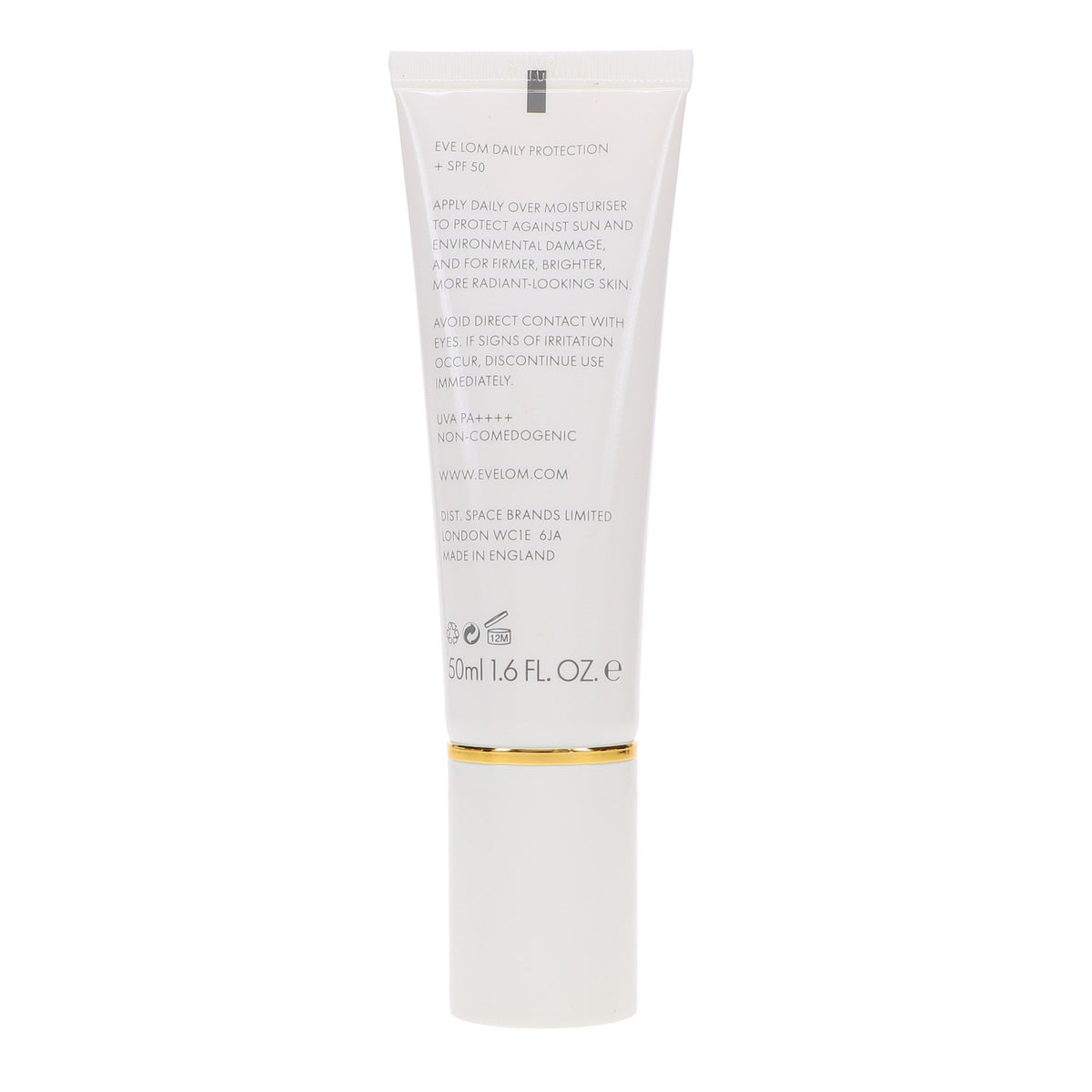 EVE LOM Daily Protection SPF 50 Sunscreen - Broad Spectrum Hydrating 1.6 oz
