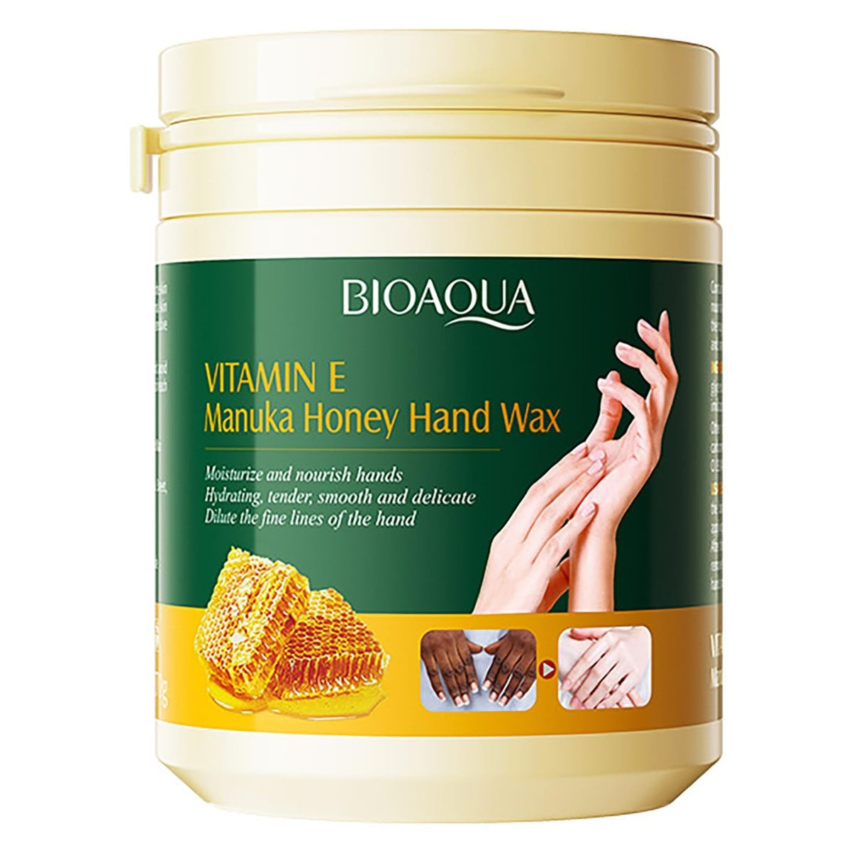 Manuka Honey Hand Wax Mask - Vitamin E Moisturizing, 170g