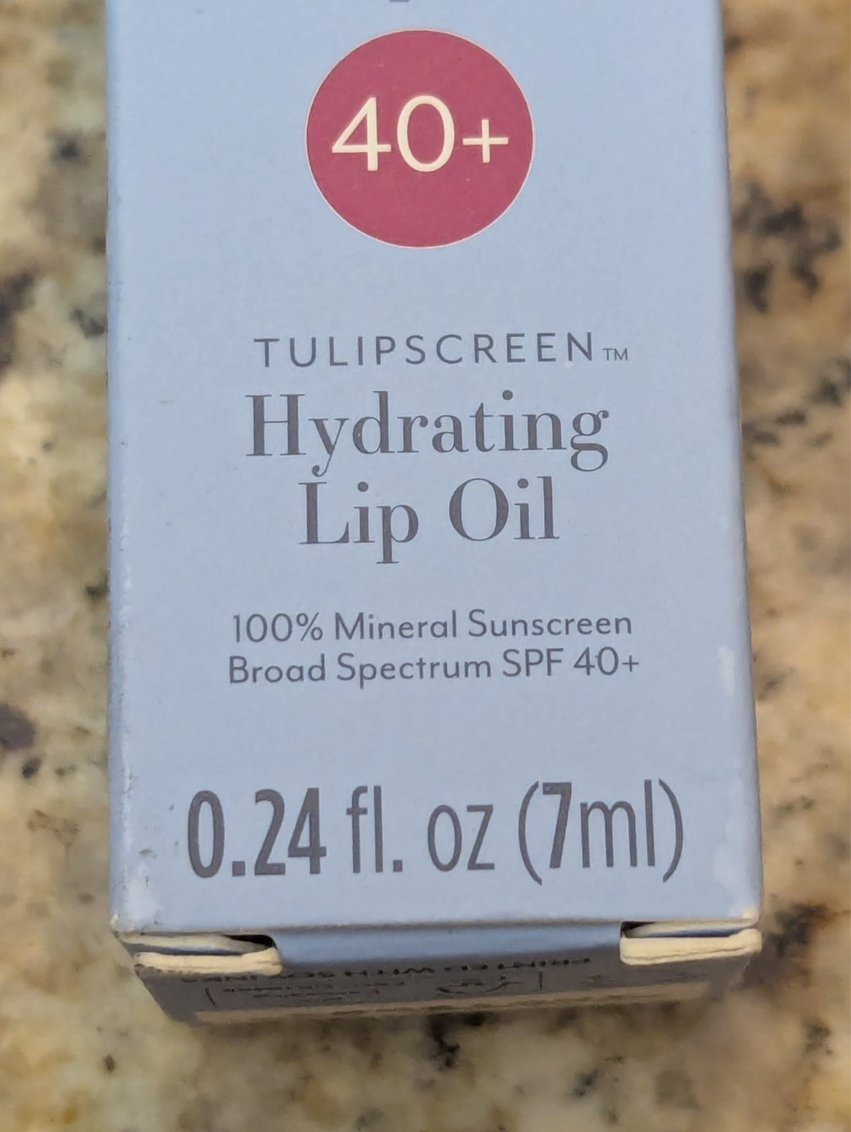 Hydrating Lip Oil SPF 40+ Mauve - Tulipscreen Lip Care with SPF 40+ 0.24 oz