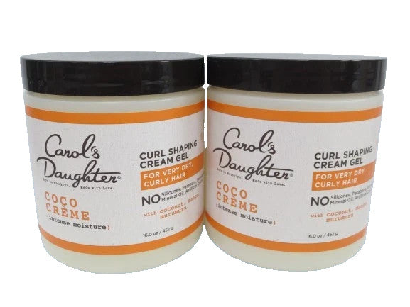 Carols Daughter Coco Creme Curl Shaping Gel for Very Dry Hair 16oz Pair