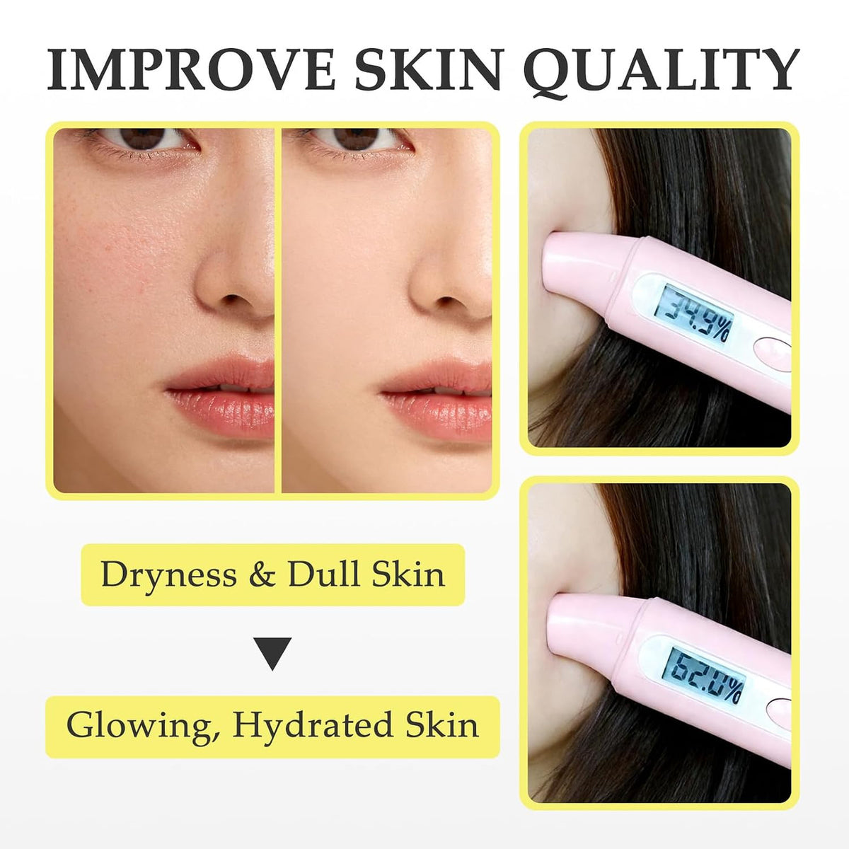 Hydrating Snail Mucin Toner Pads with Collagen & Niacinamide - 100 Count