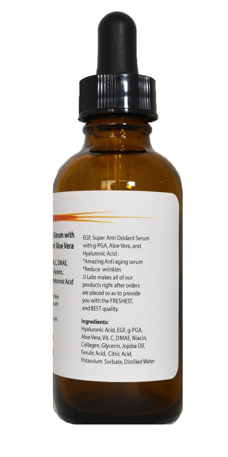 Anti-Aging Skin Care Serum with EGF, Antioxidants & Hyaluronic Acid – Natural Face Treatment