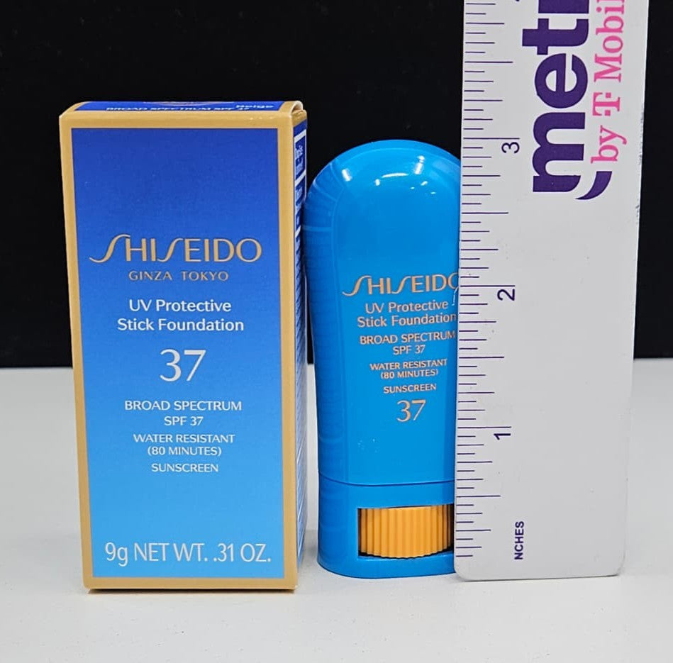 Shiseido UV Protective Stick Foundation SPF 37 Beige 0.31 oz - New