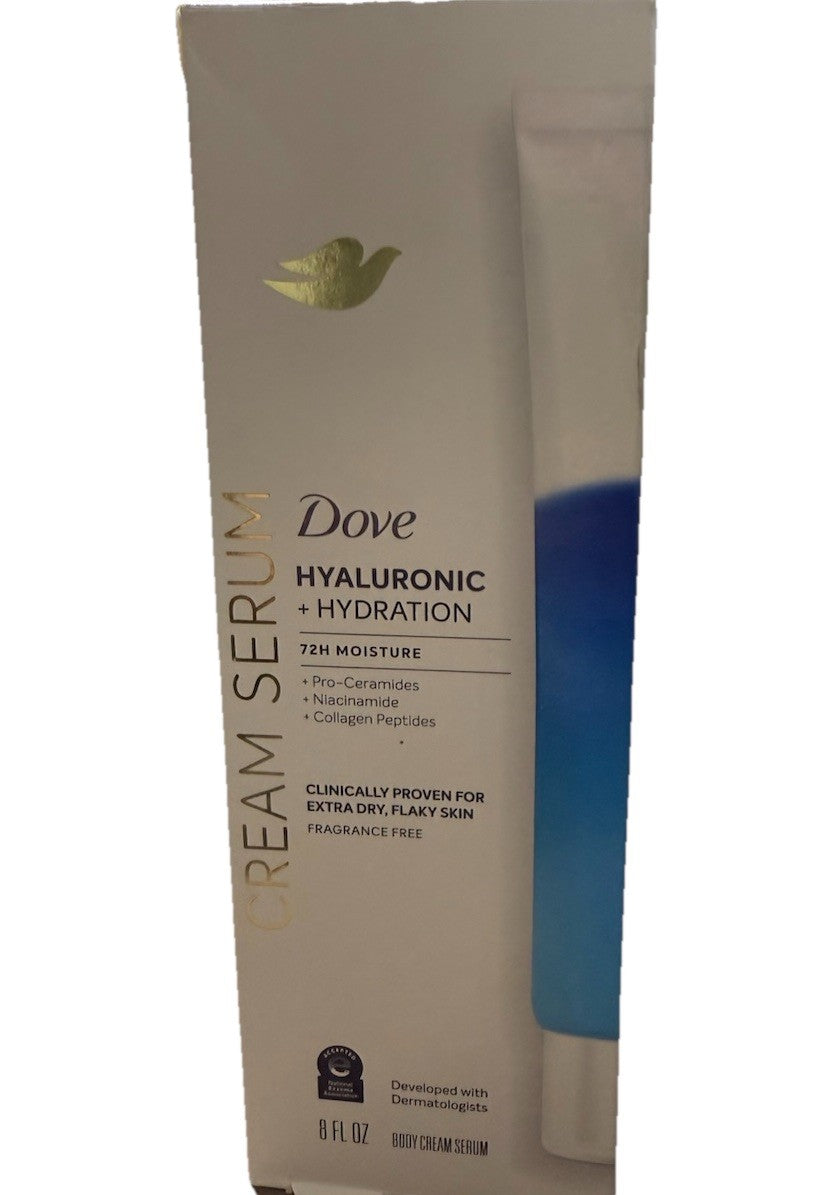 Dove Hyaluronic + Hydration Body Cream Serum 8 fl oz