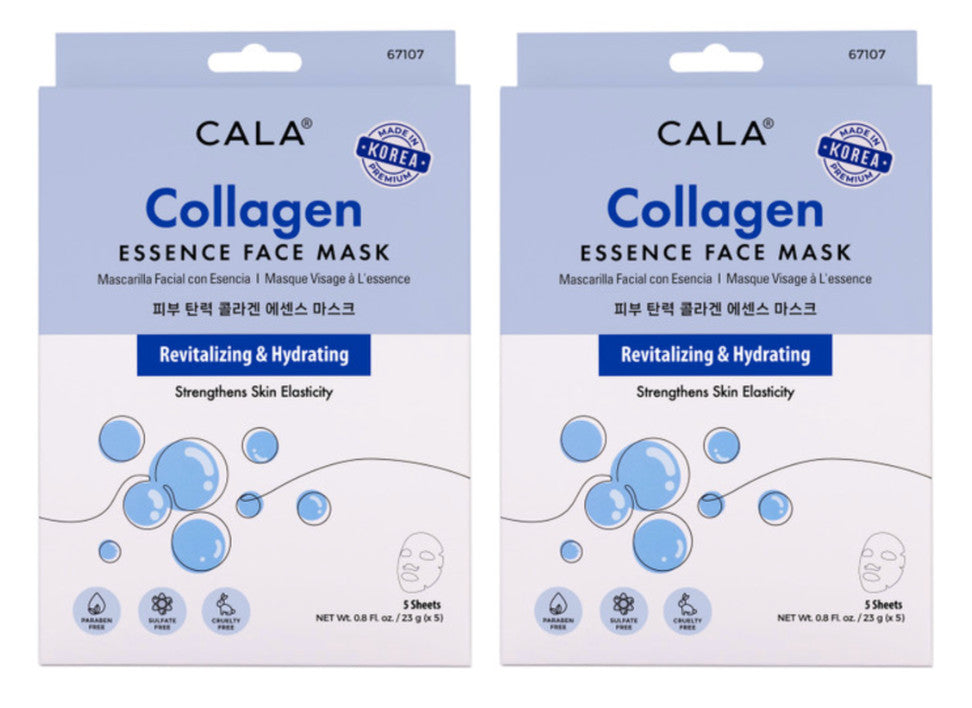 Face Mask Sheets 2 Pack, 10 Sheets Total - Hydrating & Soothing