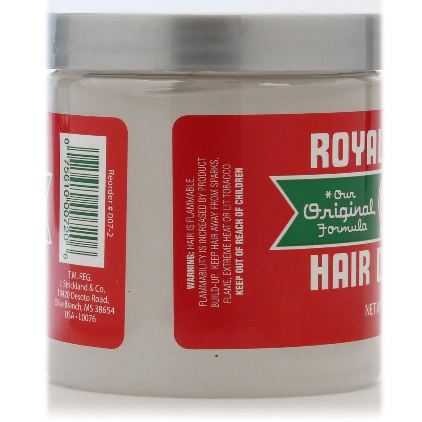 Royal Crown Hair Dressing Gel - Olive Oil Formula, 7.25 Oz