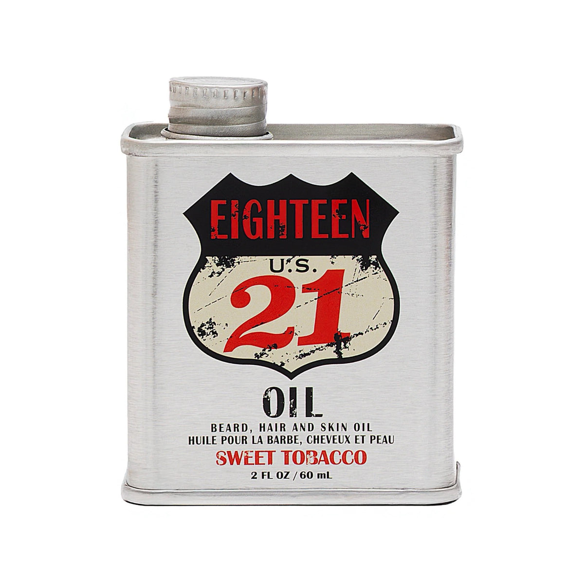 Men's Beard Hair & Skin Oil with Sweet Tobacco Scent - 2 oz