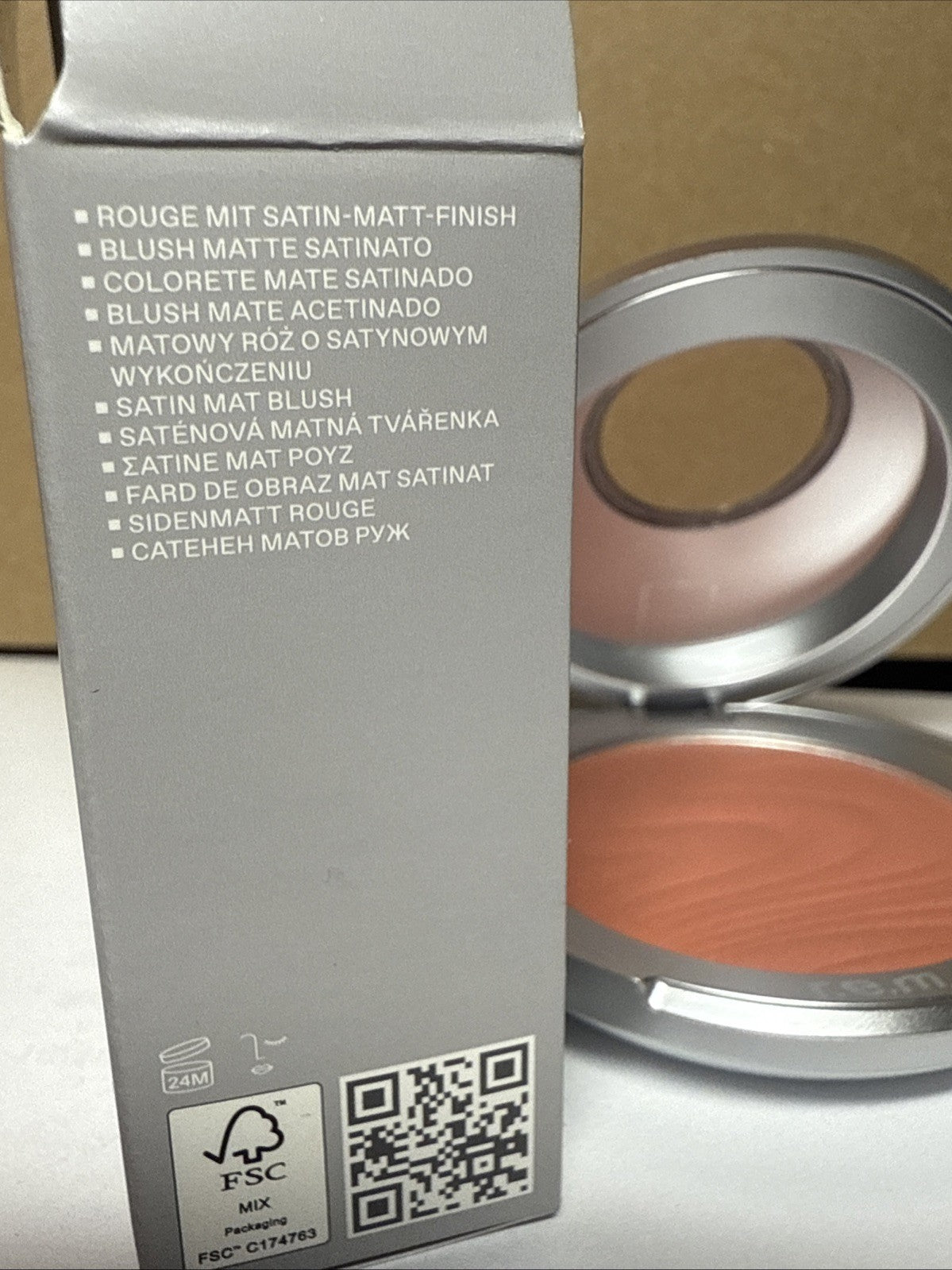 Satin Matte Blush Peach Planet 5g - Hypernova Face Makeup