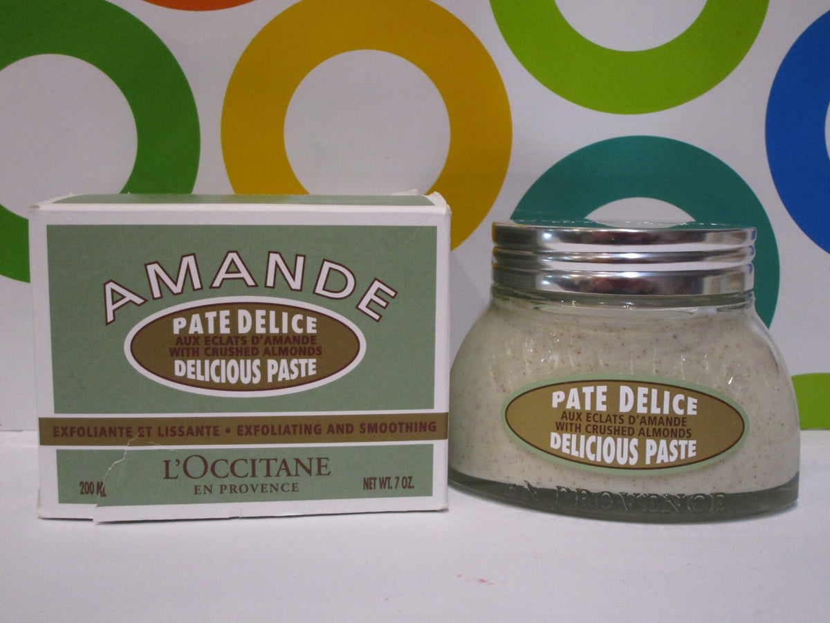 L'OCCITANE ~ AMANDE DELICIOUS PASTE EXFOLIATING AND SMOOTHING 7 OZ
