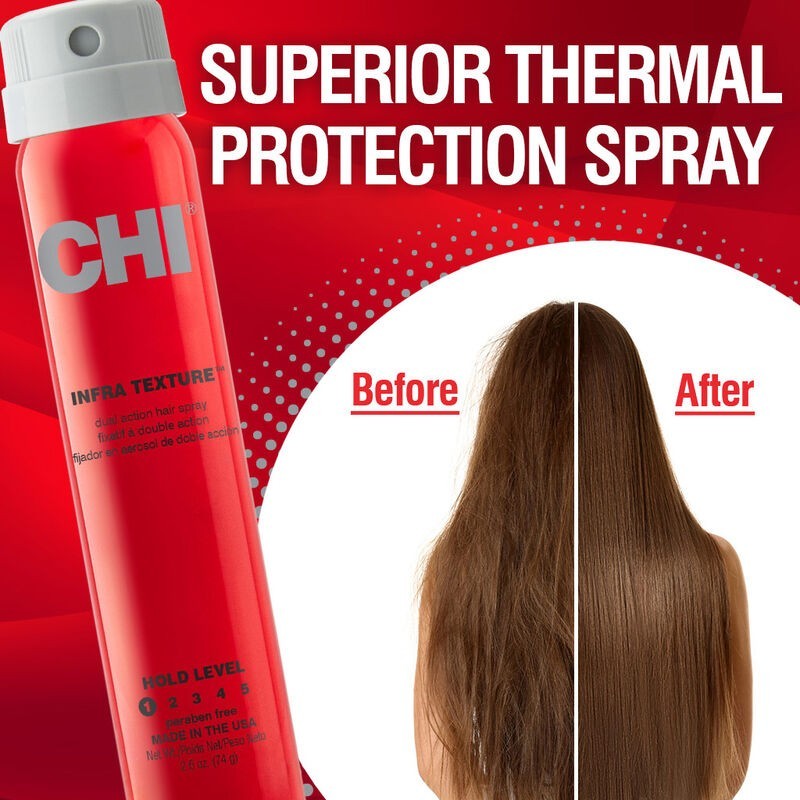 CHI Infra Texture Dual Action Hair Spray 2.6oz Travel Size 2-Pack