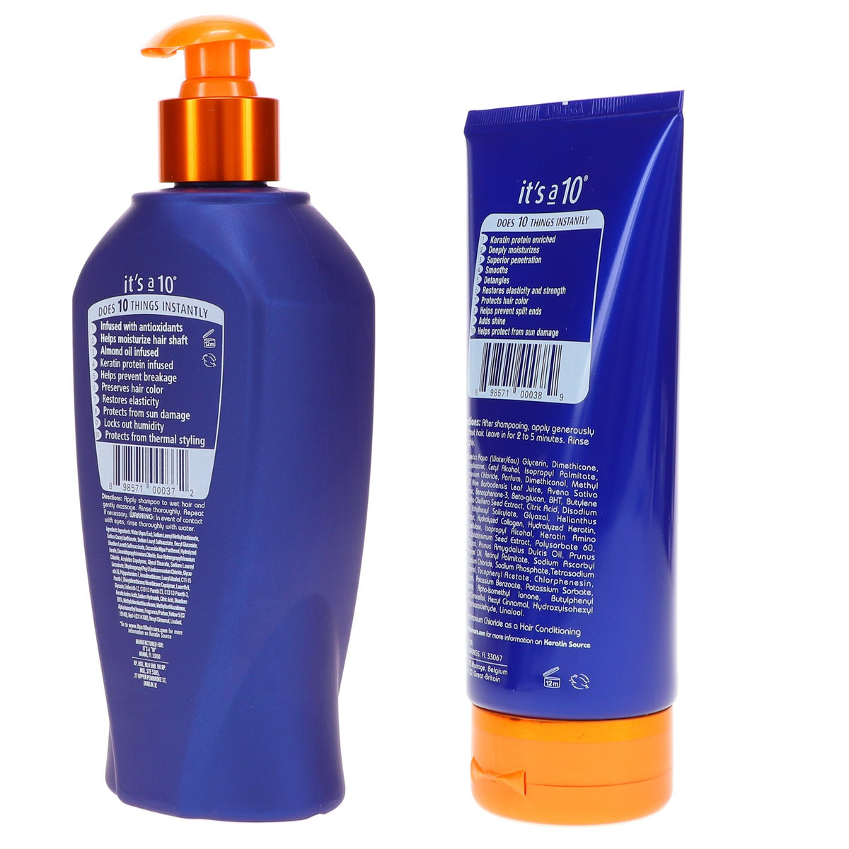 It's a 10 Miracle Shampoo Plus Keratin & Deep Conditioner Set - 10 oz