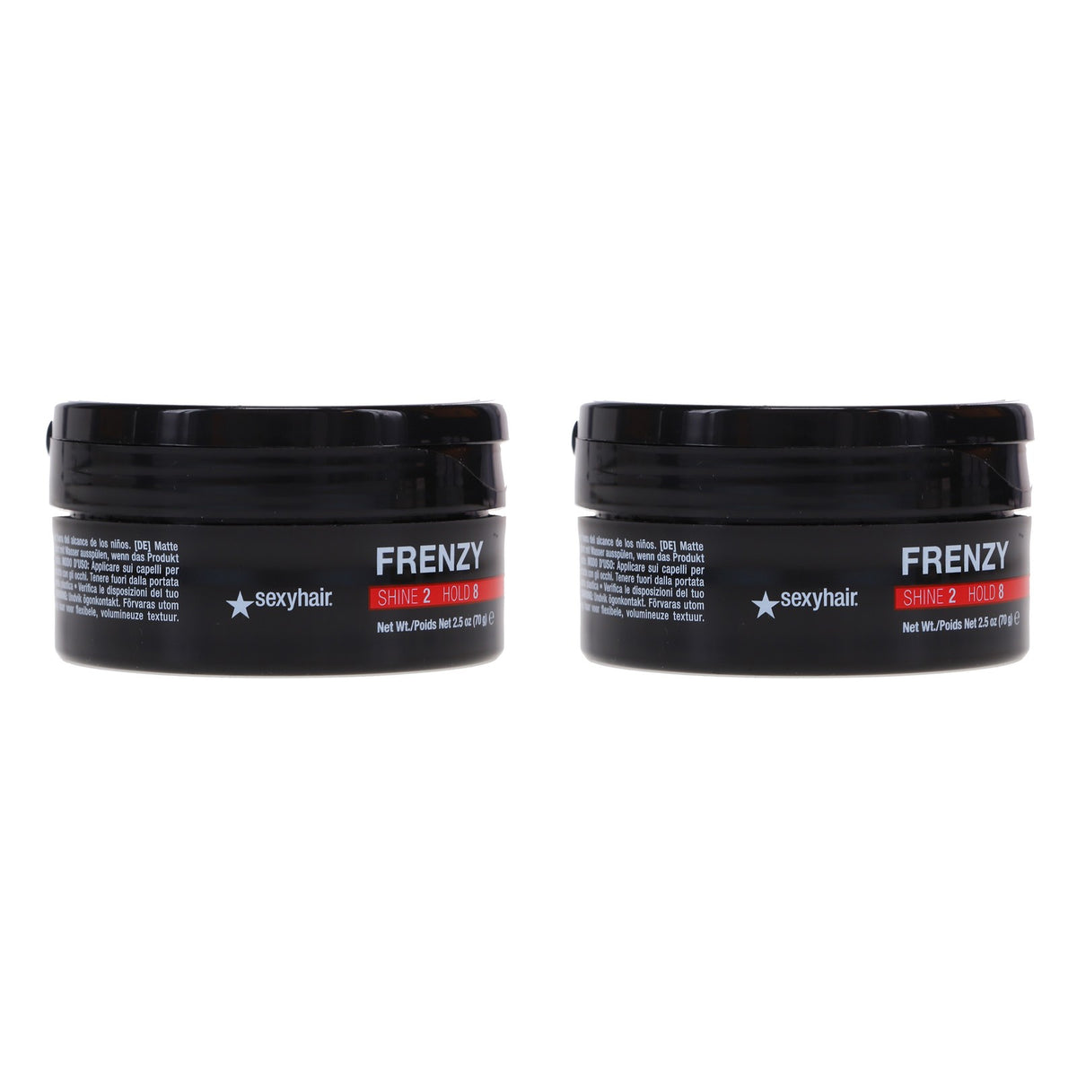 Hair Styling Pomade 2.5 oz - 2 Pack, Texturizing & Flexible Hold