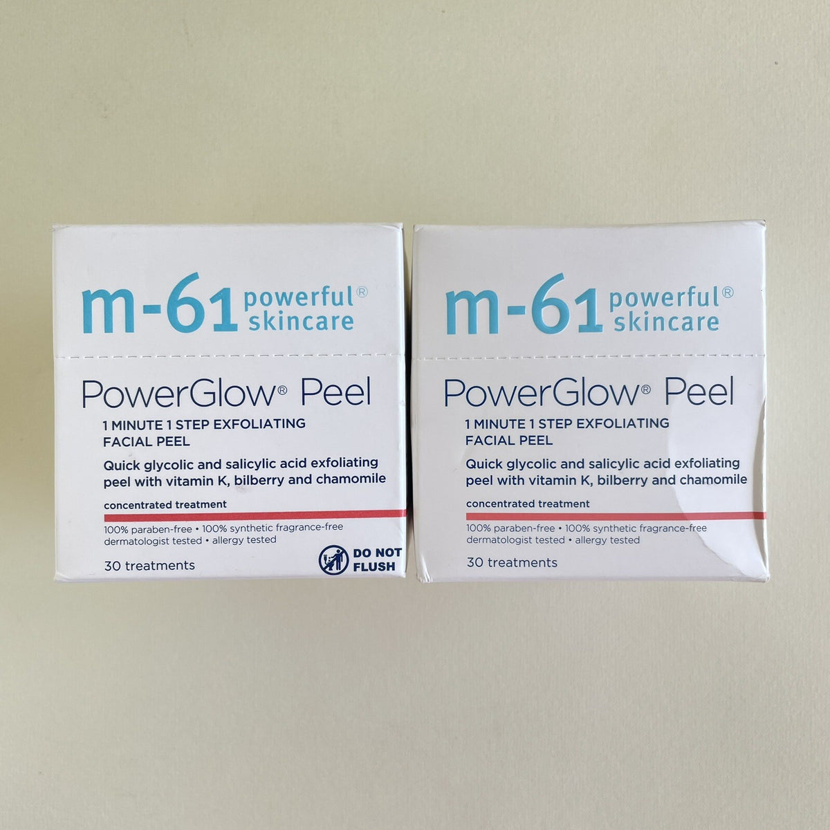 PowerGlow Peel Exfoliating Facial Treatment, 60 Count