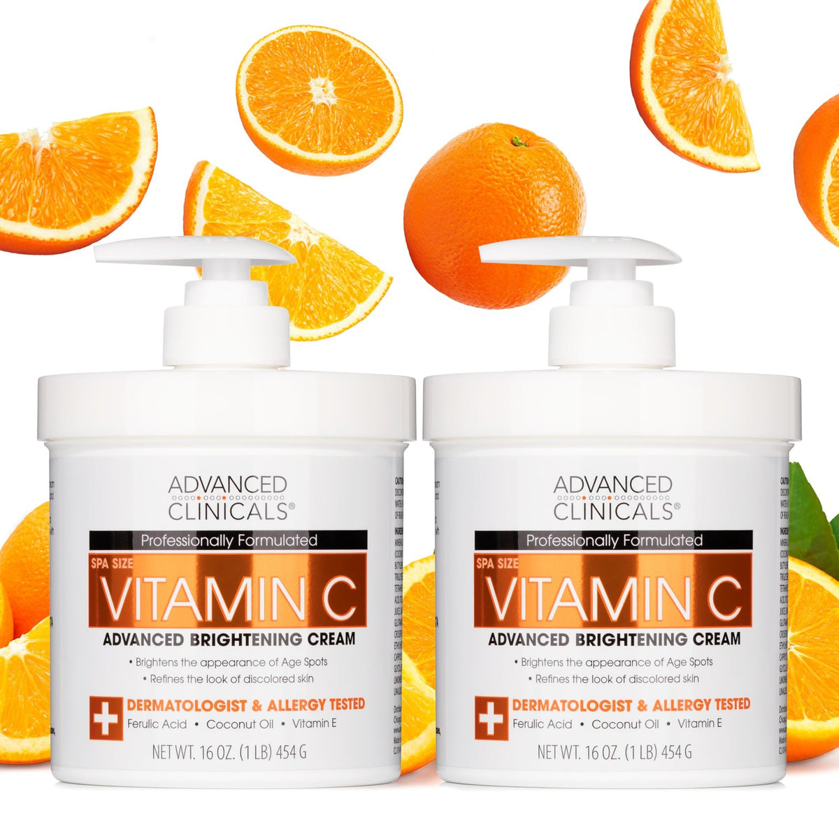 Vitamin C Brightening Body Cream - Hydrating Moisturizer for Radiant Skin