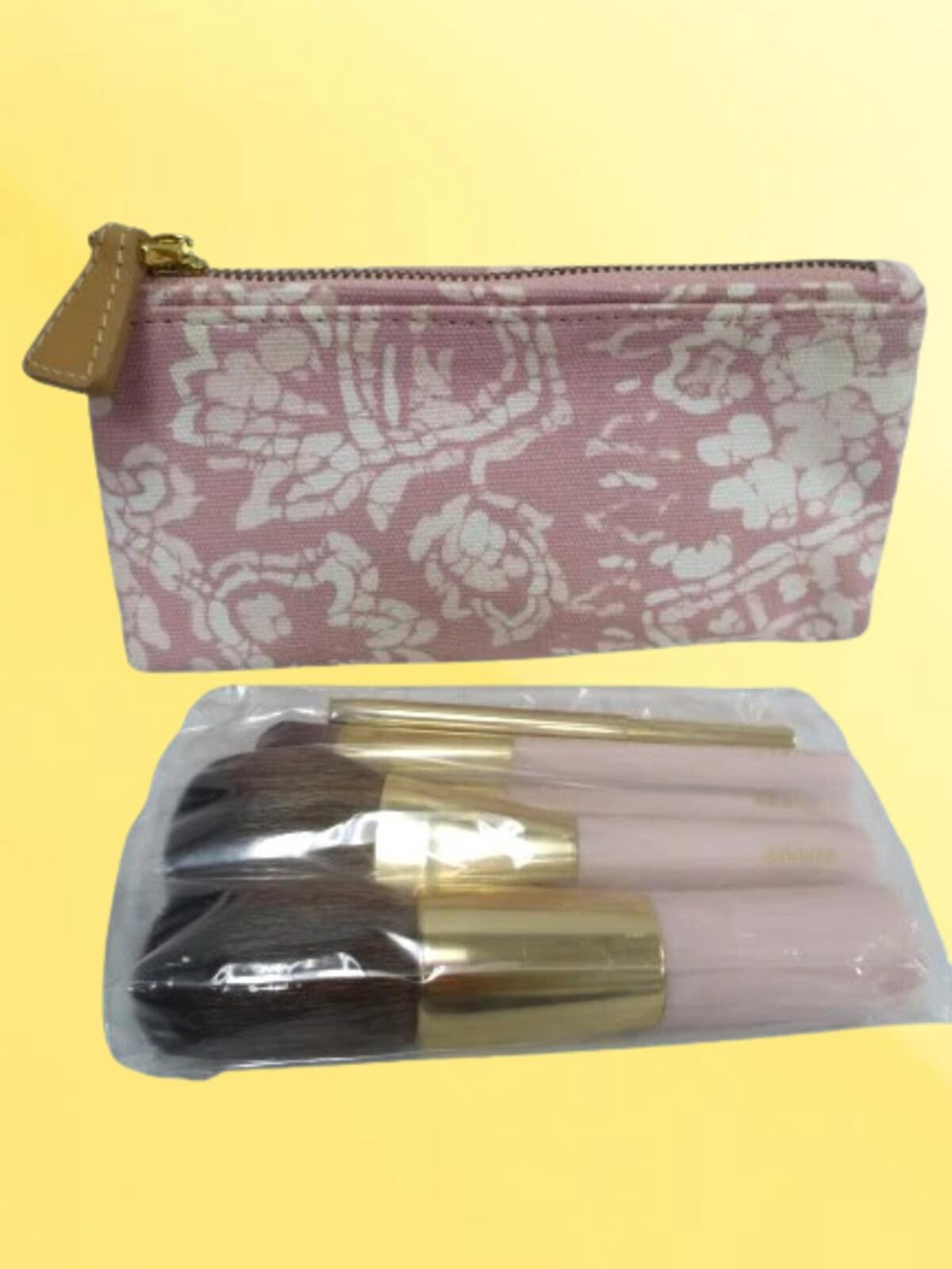 AERIN Makeup Brush Set Travel 6-Piece Cosmetic Tools Kit