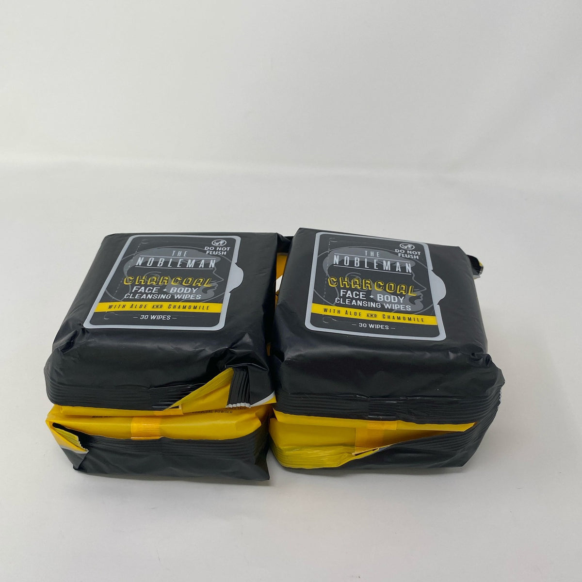 Charcoal Face & Body Cleansing Wipes with Aloe & Chamomile - 30 Pack