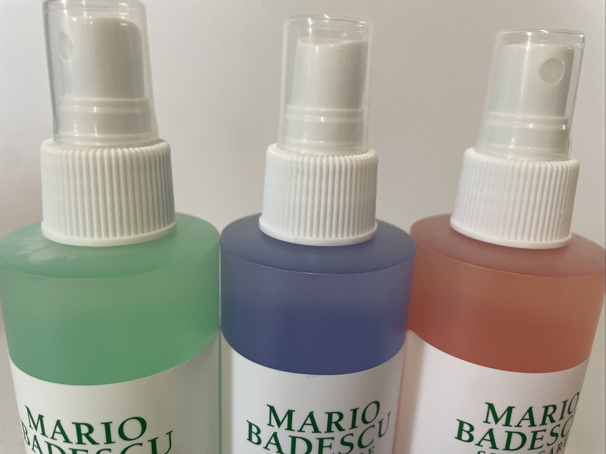 3 Pack Facial Sprays with Aloe Cucumber Rosewater Lavender 6oz - Cooling Skincare Set