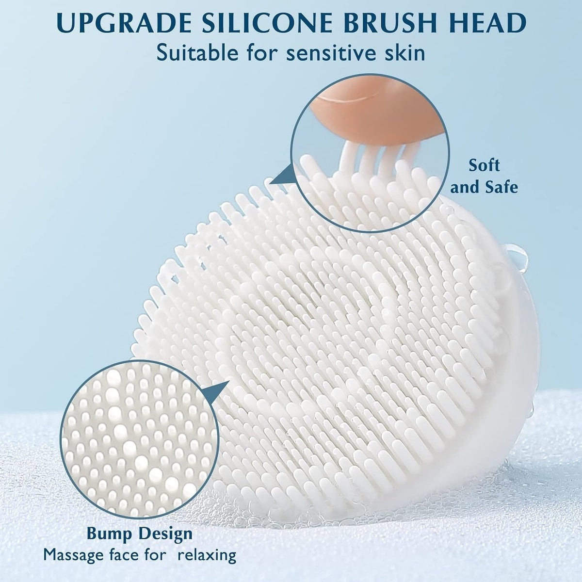 Waterproof Electric Facial Cleansing Brush with Dual Heads – Spa-Quality Skin Care
