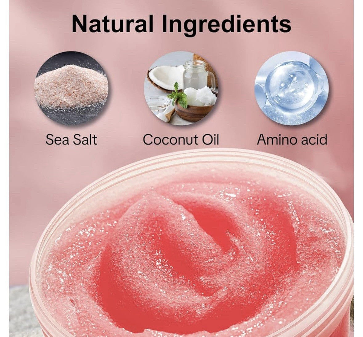 CN Mofaxin Dead Sea Salt Body Scrub With Coconut Oil 280g