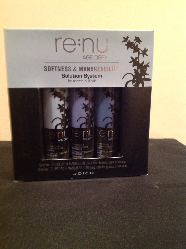 Joico Age Defy Hair Care Set - Shampoo, Conditioner & Primer for Coarse Hair