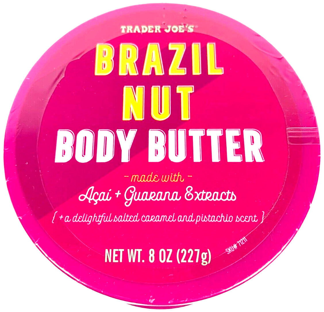 Trader Joe’s Brazil Nut Body Butter 8oz Moisturizing Cream NEW