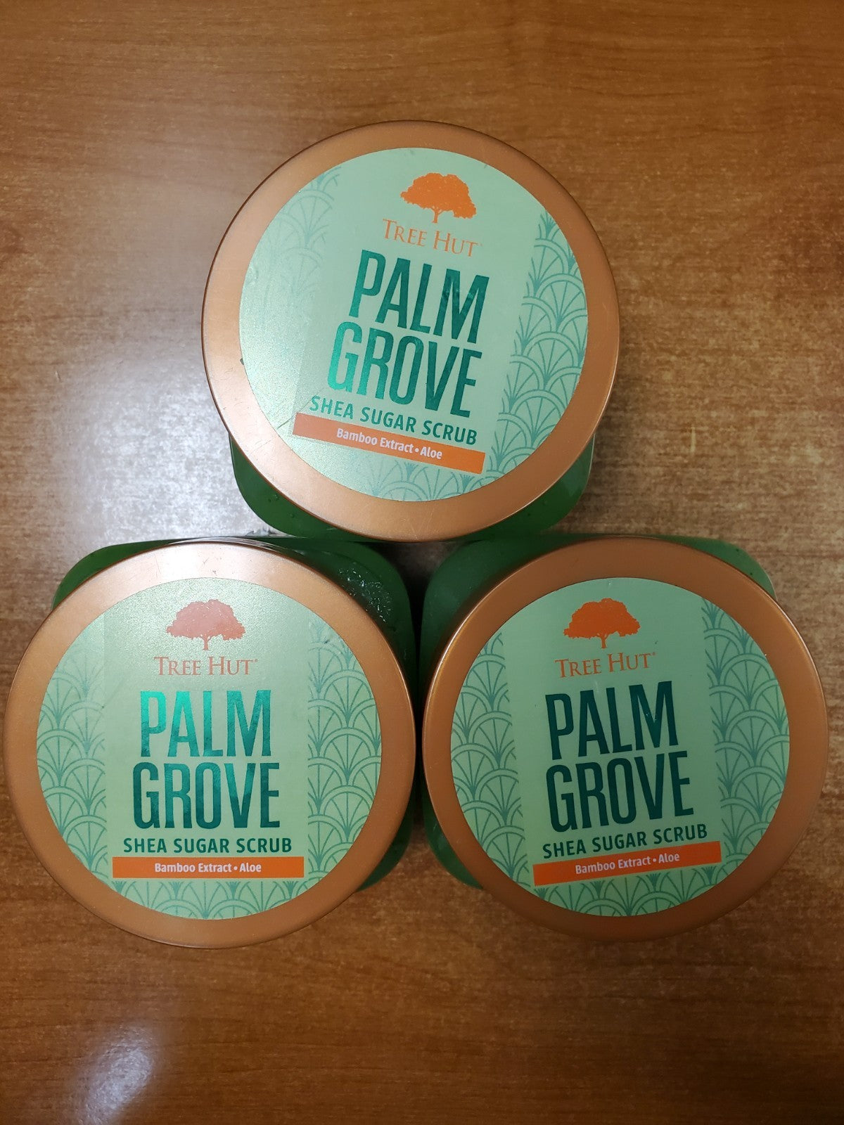 3 Pack: Tree Hut Palm Grove Exfoliating Shea Sugar Scrub 18 oz. ea.