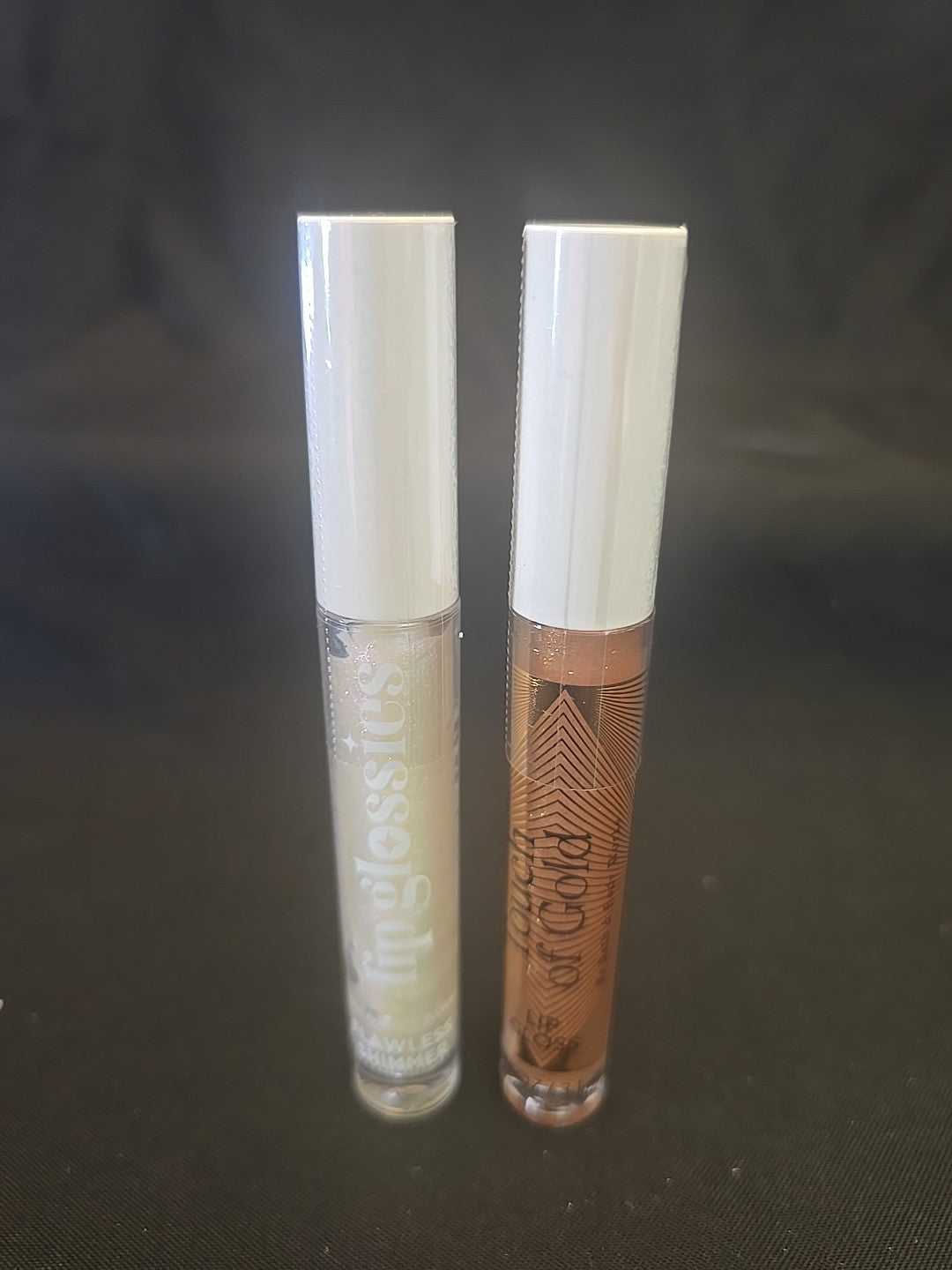 Lip Gloss Set with Shimmer - Touch of Gold Lot of 2