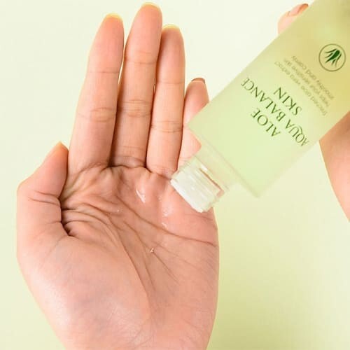 Jigott Aloe Aqua Balance Skin Care Set - Toner, Emulsion, Cream for Moisture & Soothing