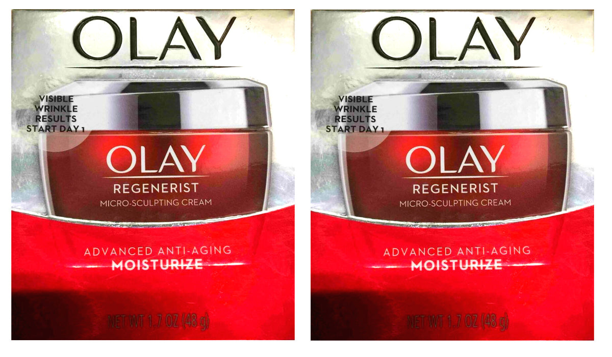 Anti-Aging Face Moisturizer with Micro Sculpting Formula - 1.7 oz, 2 Pack