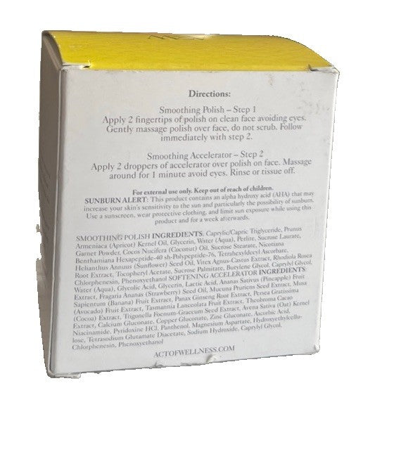 Act of Wellness Euphoric Exfoliation Polish & Accelerator Face, Soft