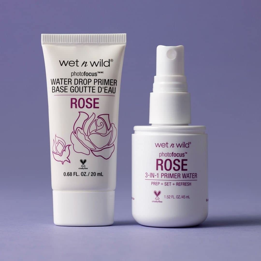 Hydrating Rose Primer Water Spray for Makeup & Skin Glow - 1.52 oz