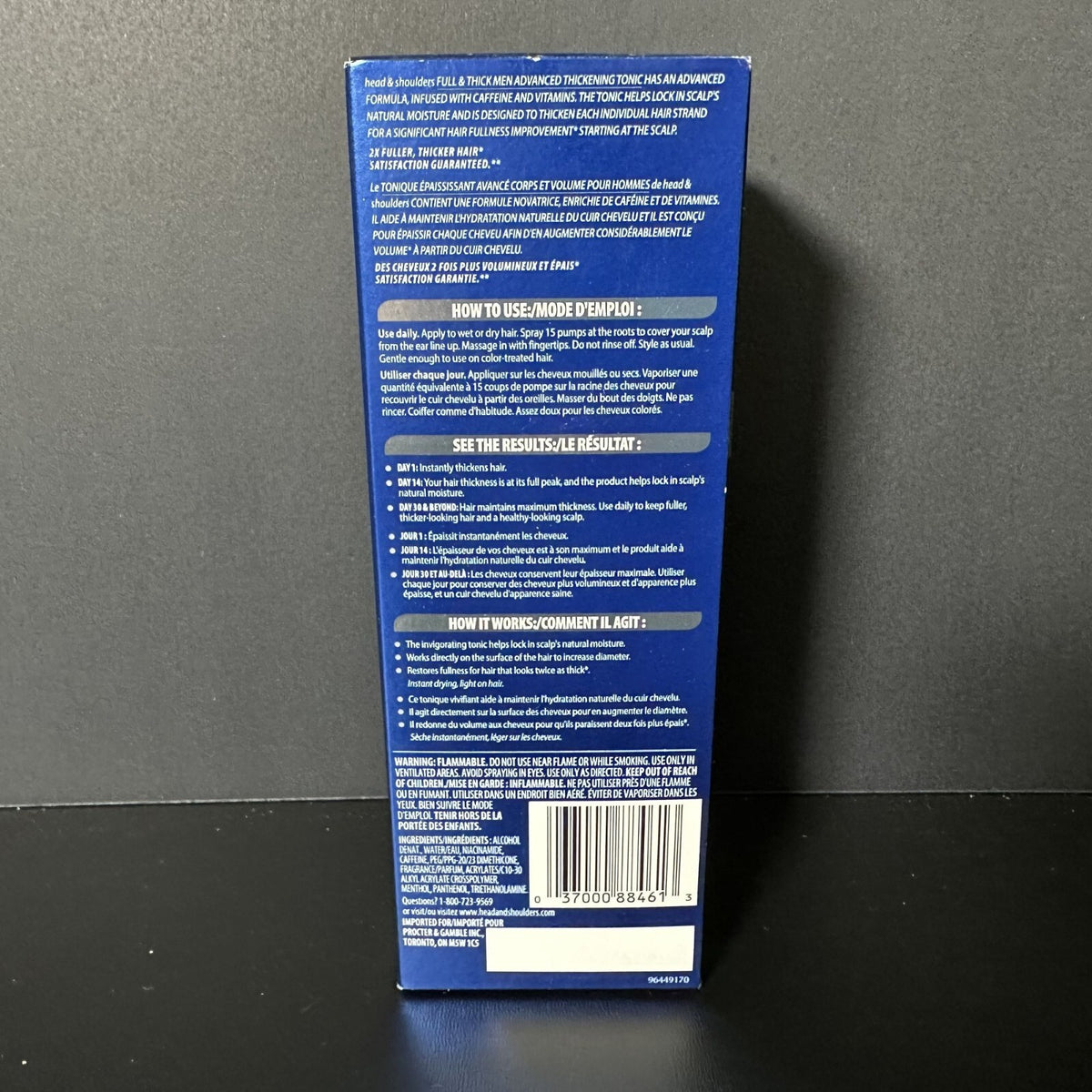Head & Shoulders Mens Advanced Thickening Tonic 4.2oz