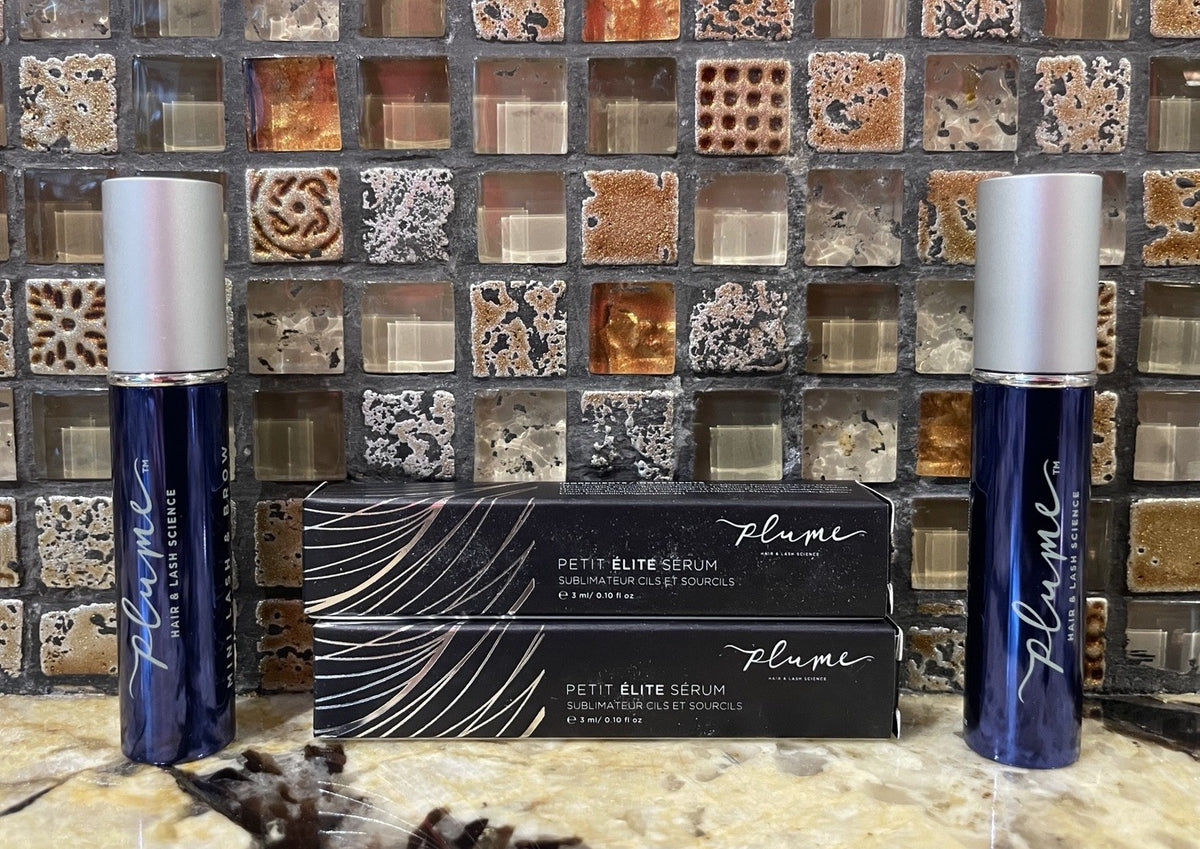Bundle of 2 Lash & Brow Enhancing Serums - Mini 3ml Eyelash and Eyebrow Growth Treatment
