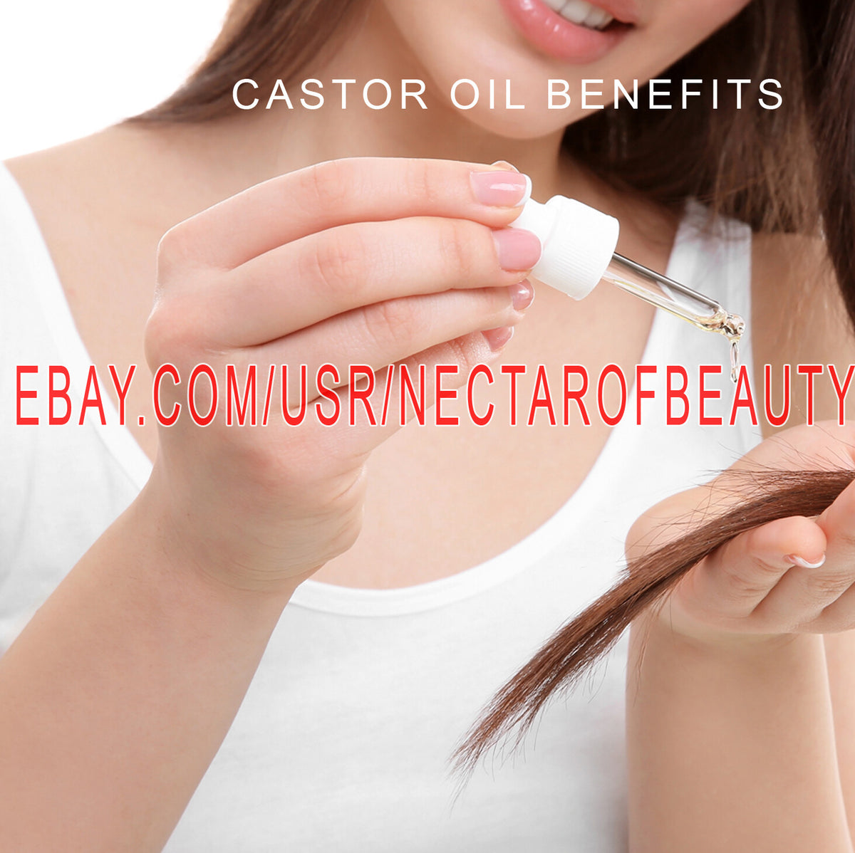Organic Castor Oil for Hair Growth - 100% Pure Cold Pressed Beard & Eyelash Oil