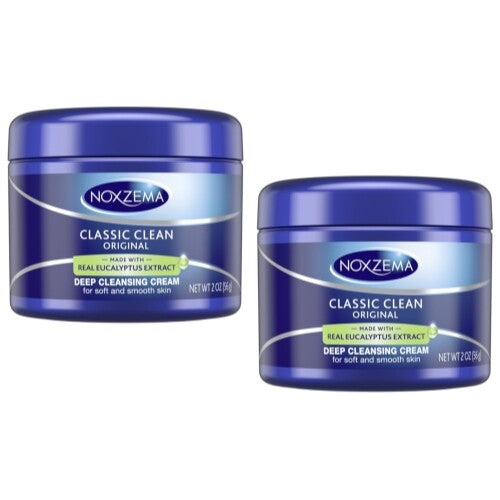 2 Pack Deep Cleansing Creams - Noxzema Classic Original Face Wash 2 Oz